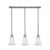 Toltec Lighting - 25-BN-721 - Three Light Linear Pendalier - Any - Brushed Nickel