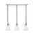 Toltec Lighting - 25-BN-729 - Three Light Linear Pendalier - Any - Brushed Nickel