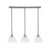 Toltec Lighting - 25-BN-755 - Three Light Linear Pendalier - Any - Brushed Nickel