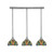 Toltec Lighting - 25-BN-9905 - Three Light Linear Pendalier - Any - Brushed Nickel