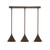 Toltec Lighting - 25-BRZ-421 - Three Light Linear Pendalier - Any - Bronze