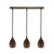 Toltec Lighting - 25-BRZ-426 - Three Light Linear Pendalier - Any - Bronze
