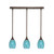 Toltec Lighting - 25-BRZ-5055 - Three Light Linear Pendalier - Any - Bronze
