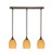 Toltec Lighting - 25-BRZ-625 - Three Light Linear Pendalier - Any - Bronze