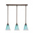 Toltec Lighting - 25-BRZ-725 - Three Light Linear Pendalier - Any - Bronze