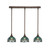 Toltec Lighting - 25-BRZ-9925 - Three Light Linear Pendalier - Any - Bronze