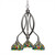 Toltec Lighting - 263-BN-9905 - Three Light Chandelier - Bow - Brushed Nickel