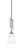Toltec Lighting - 320-AS-460 - One Light Mini Pendant - Uptowne - Aged Silver
