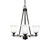 Toltec Lighting - 323-DG-460 - Three Light Chandelier - Uptowne - Dark Granite