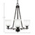 Uptowne Three Light Chandelier (323-DG-460)
