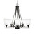 Toltec Lighting - 325-DG-460 - Five Light Chandelier - Uptowne - Dark Granite