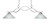 Toltec Lighting - 342-AS-441 - Two Light Island Pendant - Revo - Aged Silver