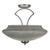 Toltec Lighting - 565-GP-688 - Three Light Semi-Flush Mount - Zilo - Graphite
