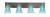 Toltec Lighting - 584-GP-725 - Four Light Bath Bar - Apollo - Graphite