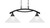 Toltec Lighting - 872-BC-441 - Two Light Island Pendant - Bow - Black Copper