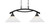 Toltec Lighting - 872-BC-702 - Two Light Island Pendant - Bow - Black Copper