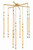 Corbett Lighting - 568-39-VB - LED Chandelier - Parigi - Vintage Brass