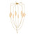 Corbett Lighting - 582-54-VB - LED Chandelier - Positano - Vintage Brass