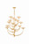 Corbett Lighting - 589-46-VGL - LED Chandelier - Pluro - Vintage Gold Leaf