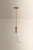 West Hill One Light Pendant (1613-PBR)