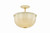 Hudson Valley - 3115-AGB - One Light Semi Flush Mount - Nevins - Aged Brass
