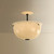 Nevins One Light Semi Flush Mount (3115-DB)