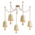 Hudson Valley - 3650-PBR/CIC - Five Light Chandelier - Omi - Patina Brass