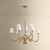 Calumet Nine Light Chandelier (6849-AGB)