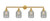 Innovations - 215-SG-G262 - Four Light Bath Vanity - Franklin Restoration - Satin Gold