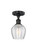 Innovations - 616-1F-BK-G462-6 - One Light Semi-Flush Mount - Edison - Matte Black