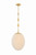 Mitzi - H1146701L-AGB - One Light Pendant - Nell - Aged Brass