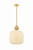 Mitzi - H1149701L-AGB - One Light Pendant - Elise - Aged Brass