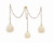 Mitzi - H1150803-AGB - Three Light Chandelier - Remi - Aged Brass