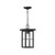 Lighting One E - V1-29802MB - LED Hanging Lantern - Fisher - Museum Black