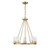 Lighting One E - V6-L1-2320-5-322 - Five Light Chandelier - Dimond - Warm Brass