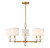 Lighting One E - V6-L1-9722-5-322 - Five Light Chandelier - Cardiff - Warm Brass