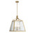 Lighting One E - V6-L3-6840-4-322 - Four Light Pendant - Elias - Warm Brass
