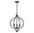 Lighting One E - V6-L7-1297-3-89 - Three Light Pendant - Orchid - Matte Black
