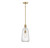 Lighting One E - V6-L7-4801-1-322 - One Light Pendant - Adair - Warm Brass