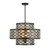 Lighting One E - V6-L7-6103-4-89 - Four Light Pendant - Mannheim - Matte Black