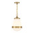 Lighting One E - V6-L7-7950-1-322 - One Light Pendant - Endura - Warm Brass
