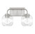 Baldwin Two Light Bathroom Vanity (V6-L8-4399-2-SN)