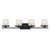 Lighting One E - V6-L8-5250-4-BK - Four Light Bathroom Vanity - Klein - Matte Black