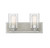 Lighting One E - V6-L8-7609-2-165 - Two Light Bathroom Vanity - Sheppard - Satin Nickel W/ Greywood