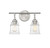 Lighting One E - V6-L8-8055-2-SN - Two Light Bathroom Vanity - Fuller - Satin Nickel
