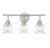 Lighting One E - V6-L8-8055-3-SN - Three Light Bathroom Vanity - Fuller - Satin Nickel