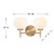 Hannah Two Light Bathroom Vanity (V6-L8-9621-2-322)