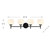 Hannah Four Light Bathroom Vanity (V6-L8-9621-4-BK)