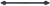 Cain Towel Bar (BA103A24BK)
