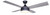 Canarm - CF52AUR4BK - 52 Ceiling Fan - Aurova - Matte Black